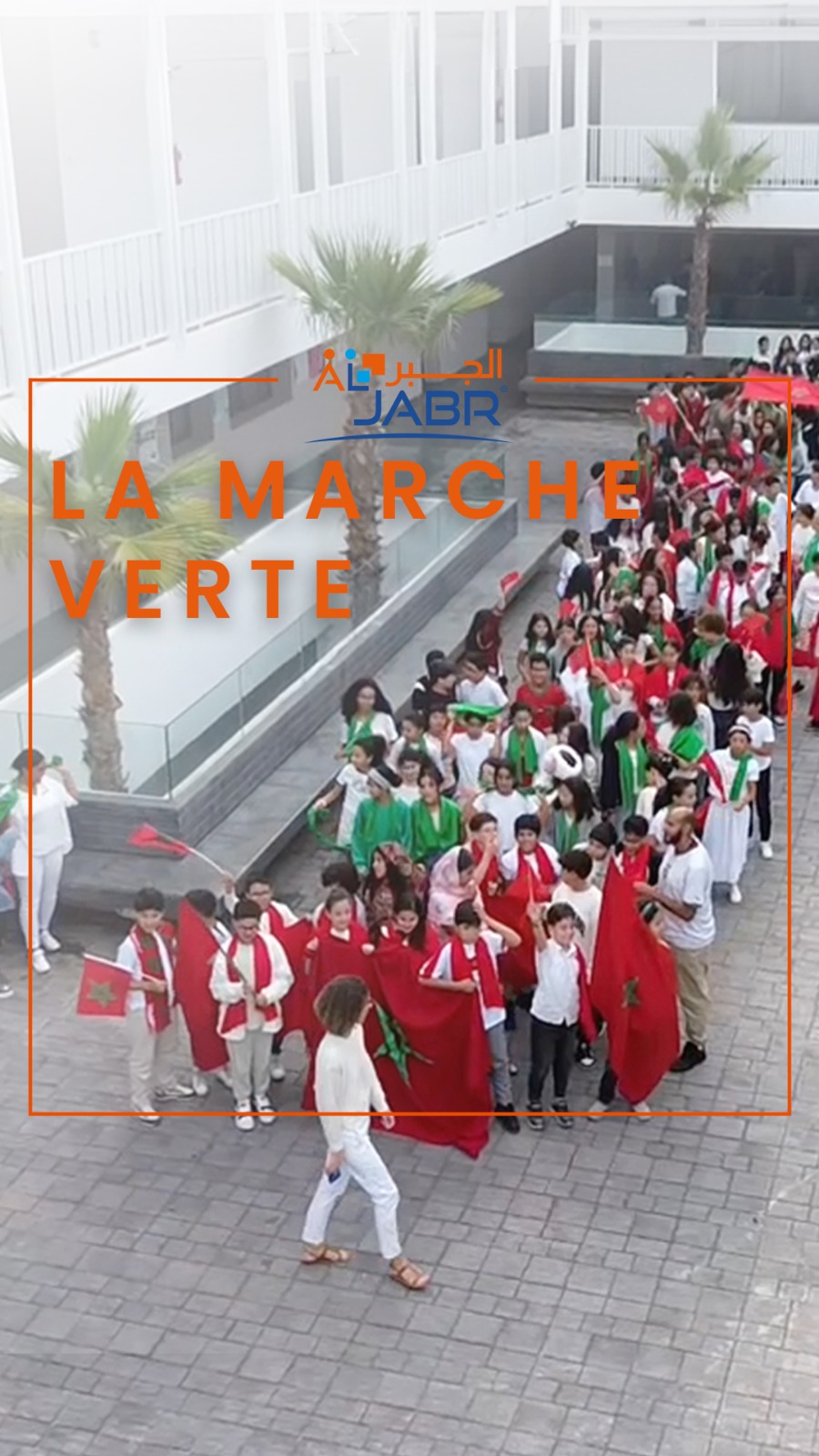 Hommage à la Marche Verte : Une Reconstitution Emblématique par Nos Lycéens d’Al Jabr 🇲🇦✨