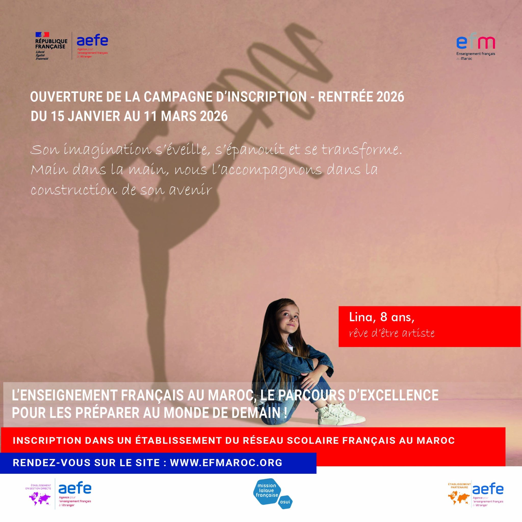 Admissions 2026 – La campagne continue !